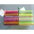 Mesh cosmetic gift pouch with colorful fringe for promotional things packing